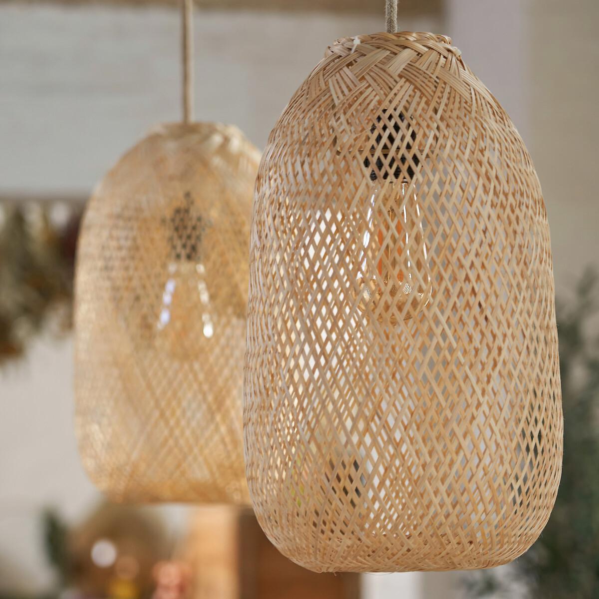 Ezia 25cm Diameter Bamboo Ceiling Light – image 7