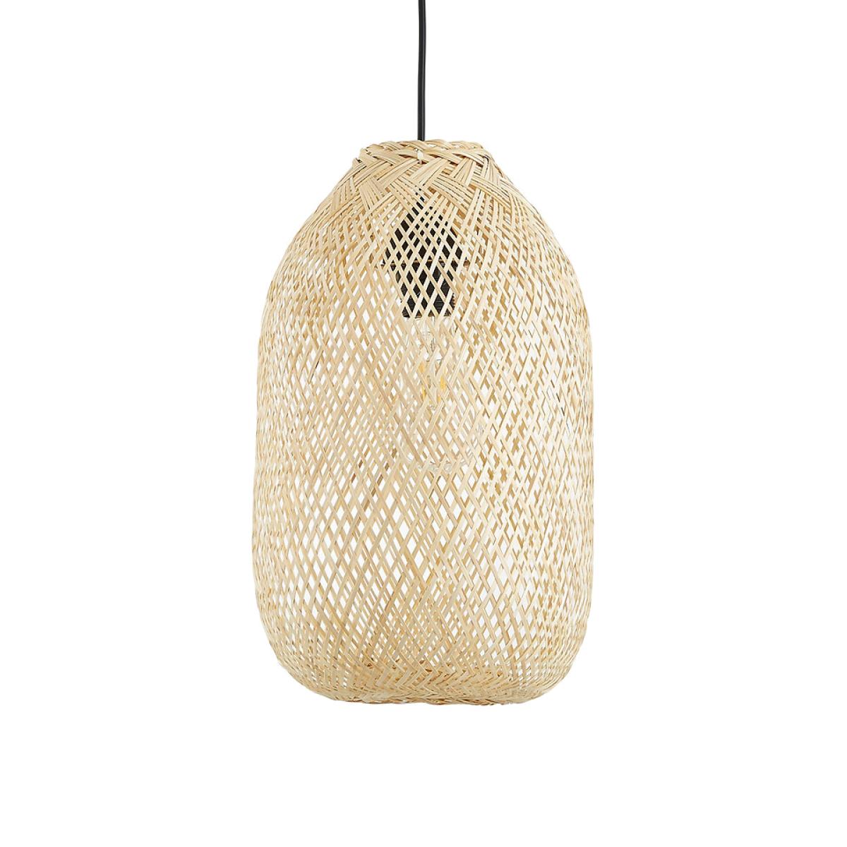 Ezia 25cm Diameter Bamboo Ceiling Light – image 1
