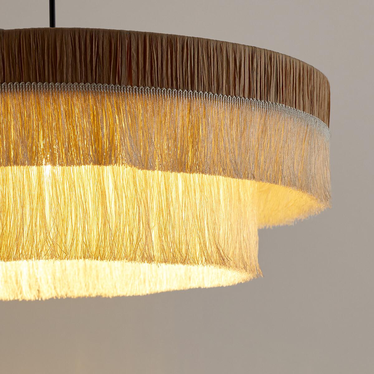 Kavi Fringed Hanging Lamp in Raffia Ø50cm – image 4