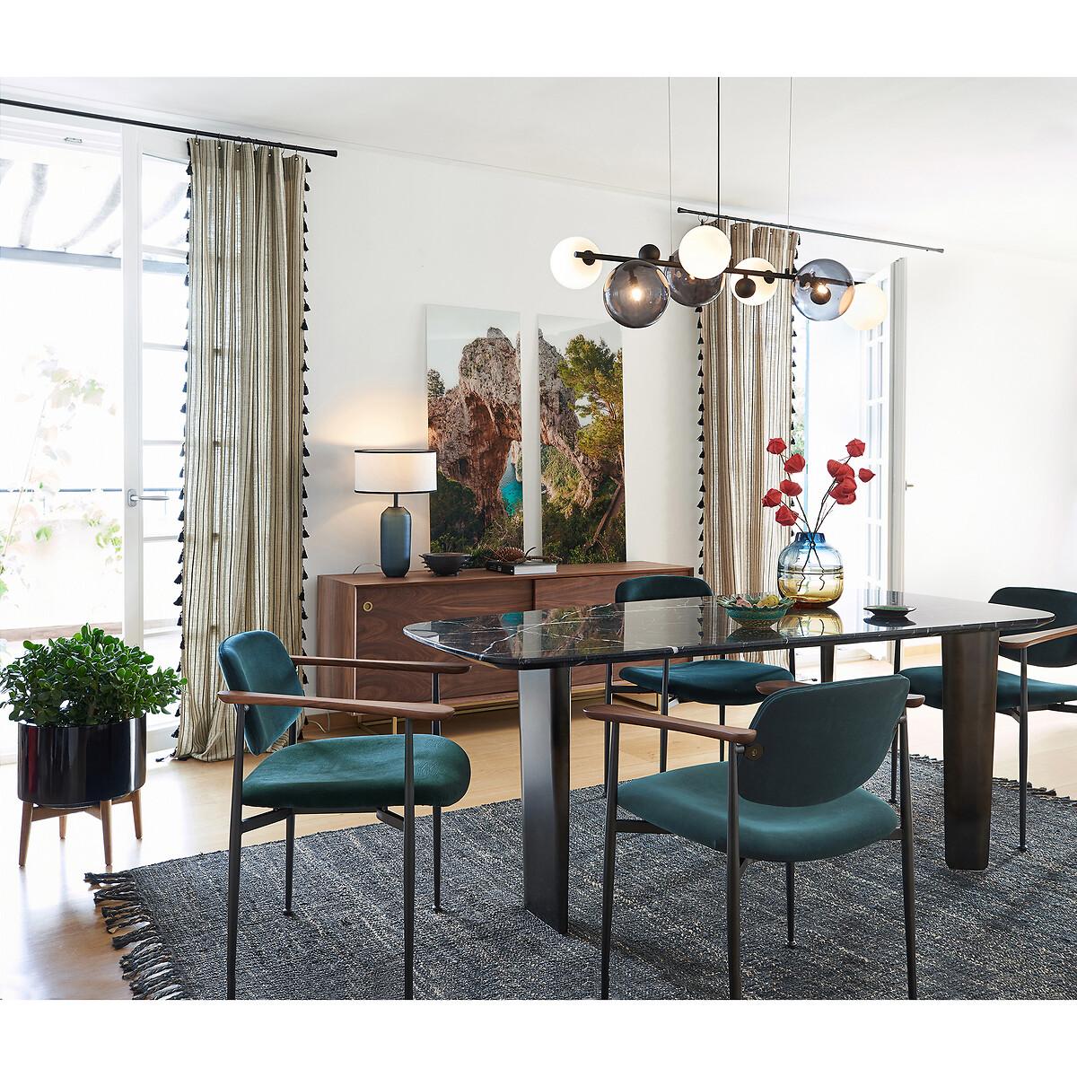 Bullesco Smoked Glass and Metal Ceiling Light – image 11