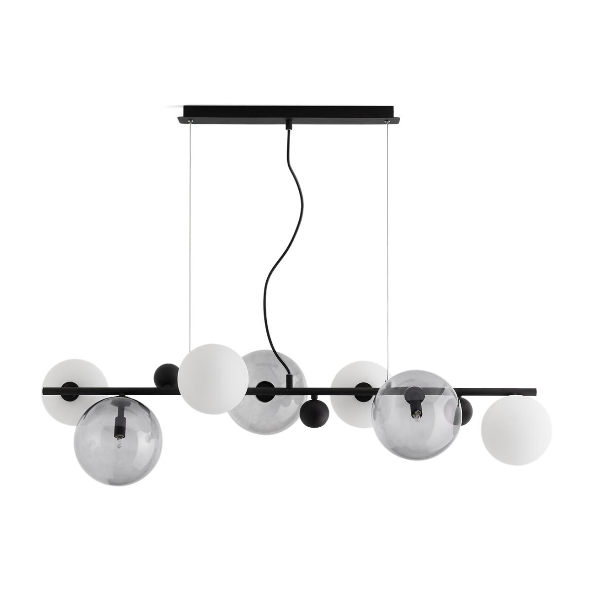 Bullesco Smoked Glass and Metal Ceiling Light – image 1