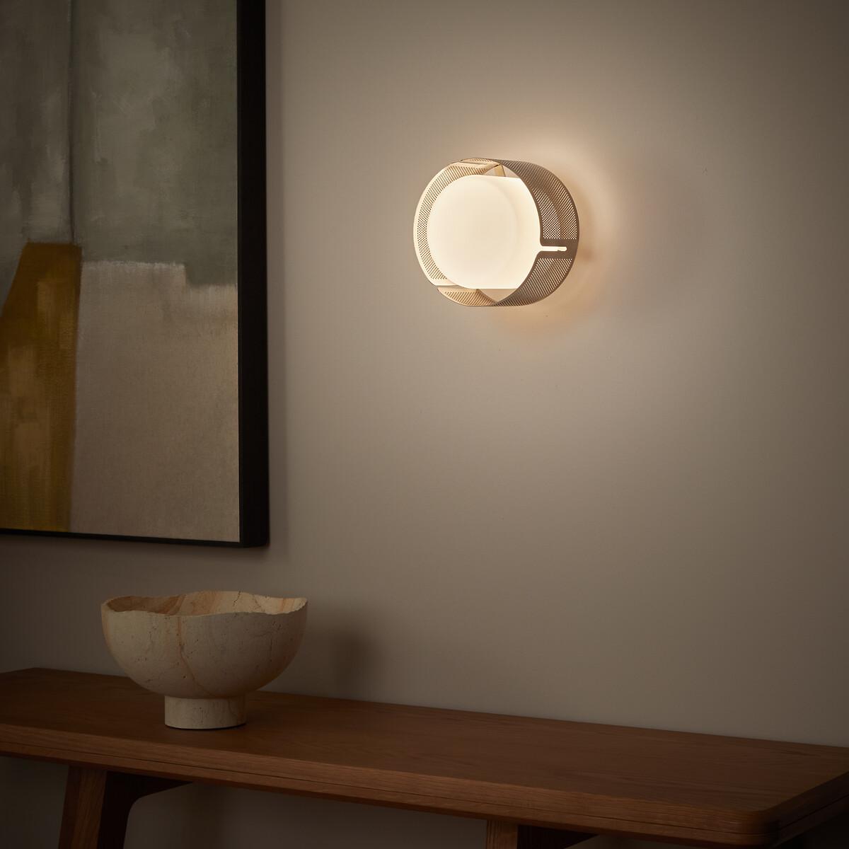 Darja Metal & Opaline Wall or Ceiling Light – image 1
