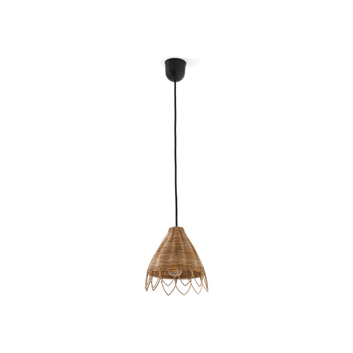 Alaya 18cm Diameter Rattan Ceiling Light – image 1
