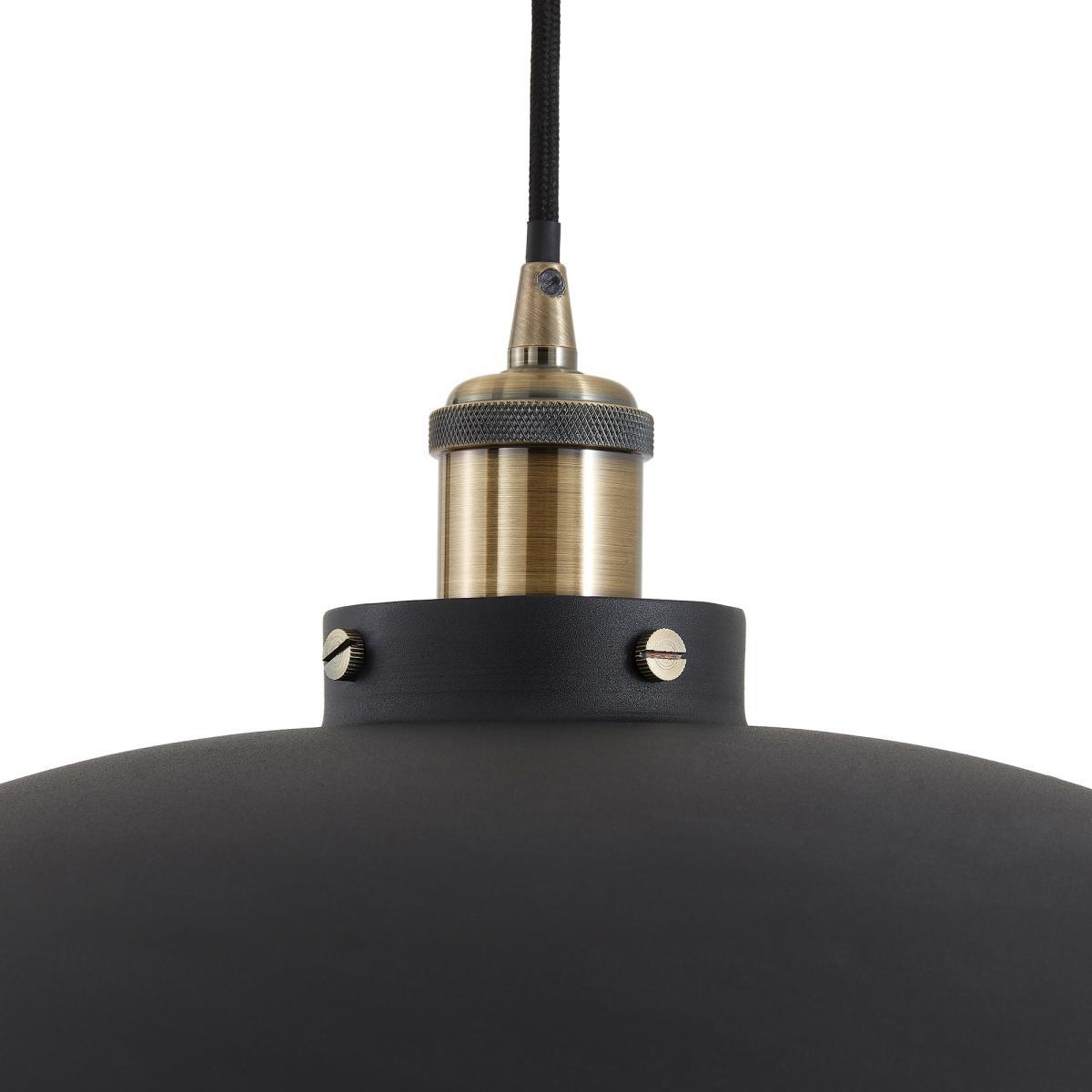 Zantar Domed Ceiling Pendant in Metal and Brass – image 3
