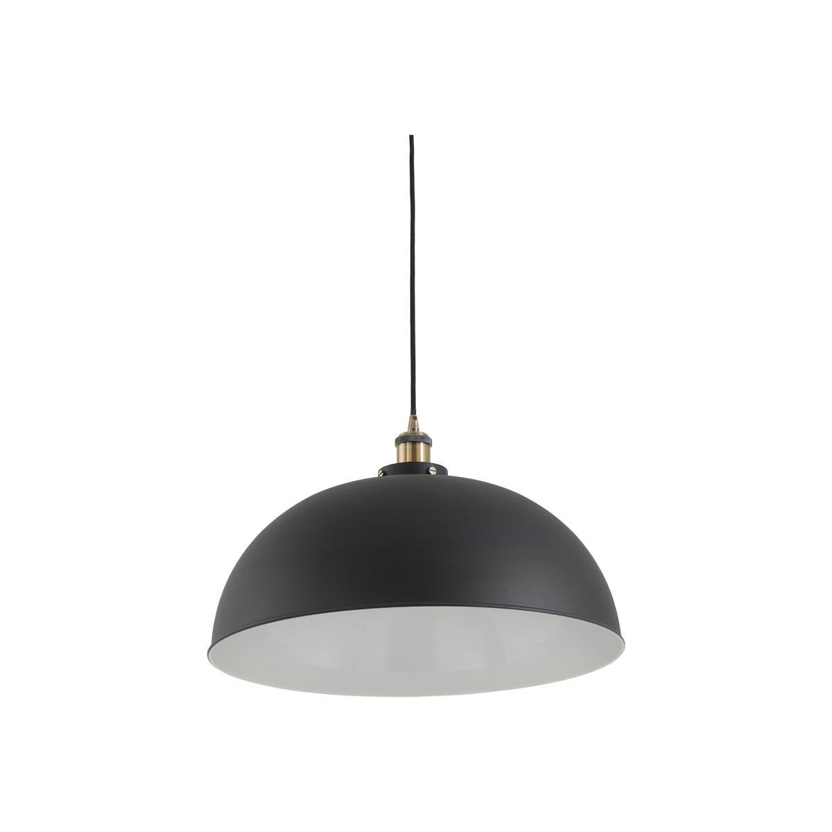 Zantar Domed Ceiling Pendant in Metal and Brass – image 1