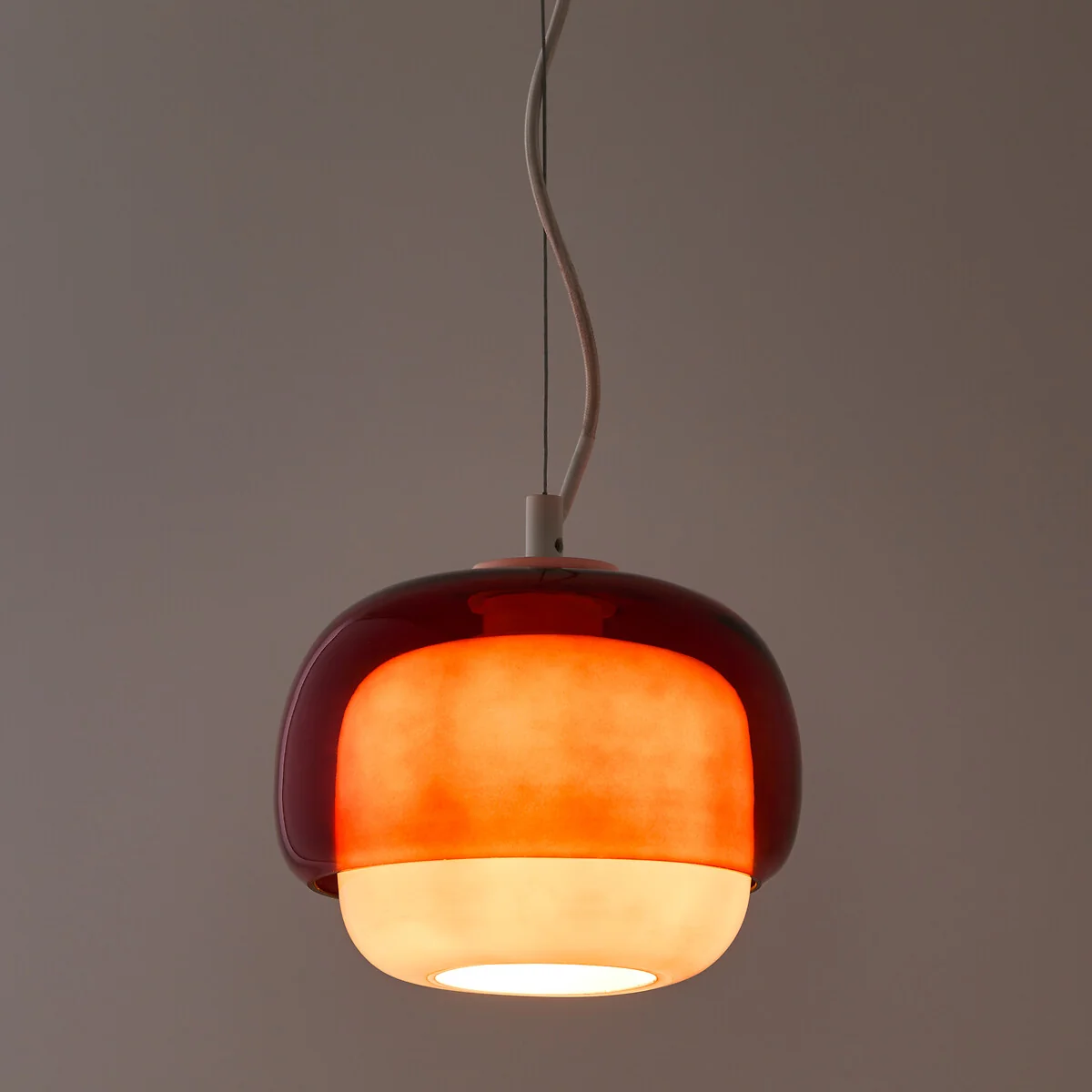 Kinoko 21.5cm Diameter Coloured Glass Ceiling Light – image 2
