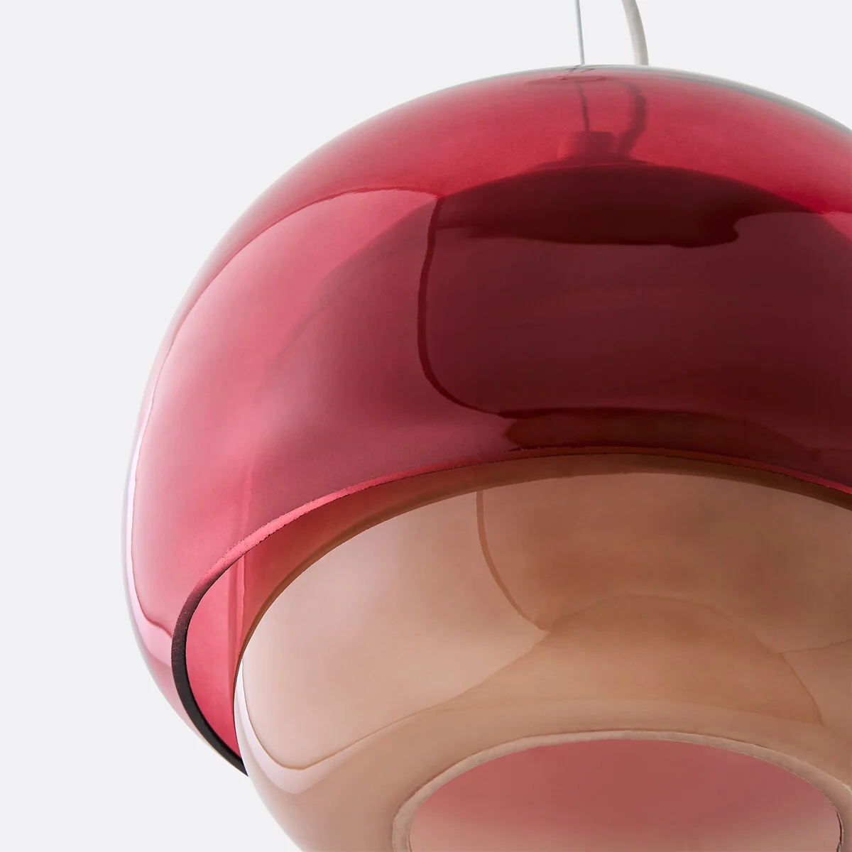 Kinoko 21.5cm Diameter Coloured Glass Ceiling Light – image 3