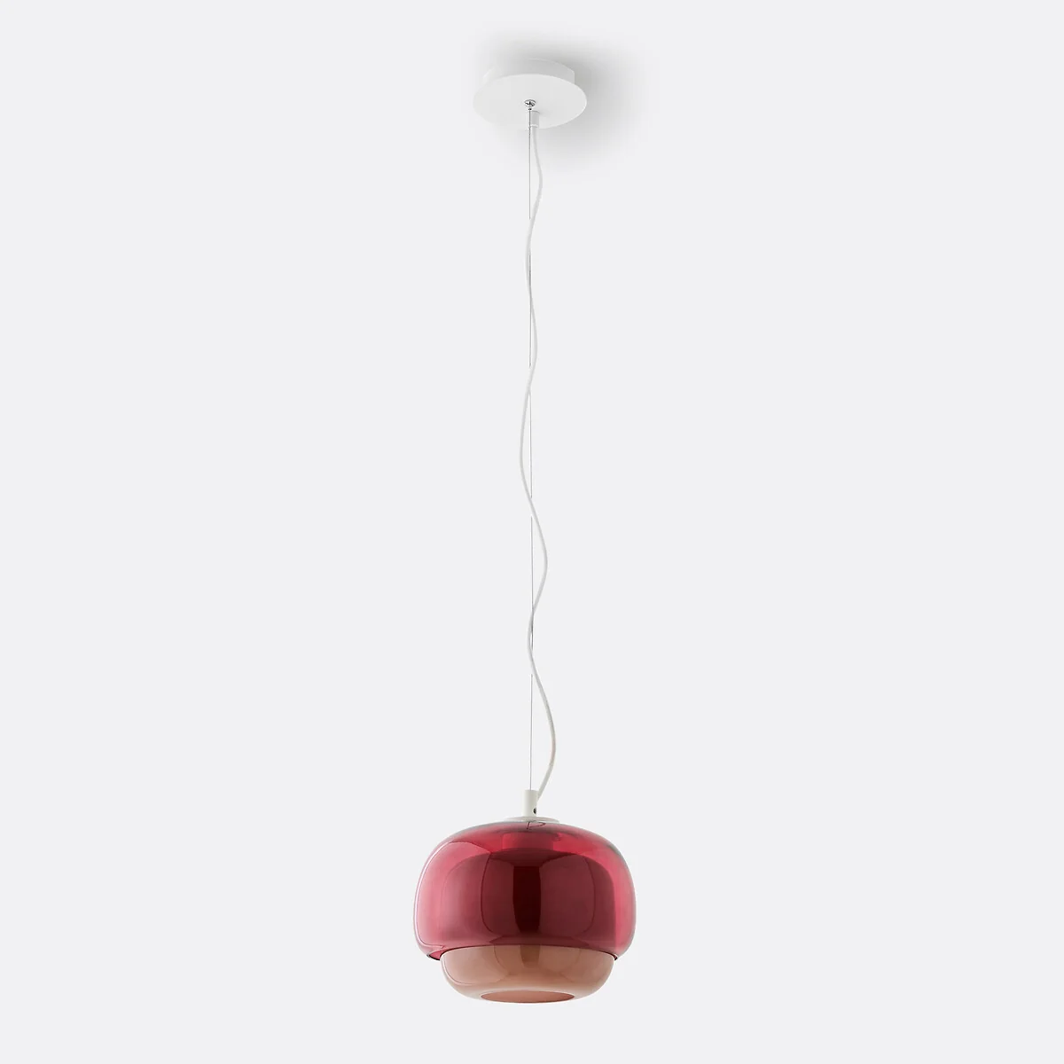 Kinoko 21.5cm Diameter Coloured Glass Ceiling Light – image 4