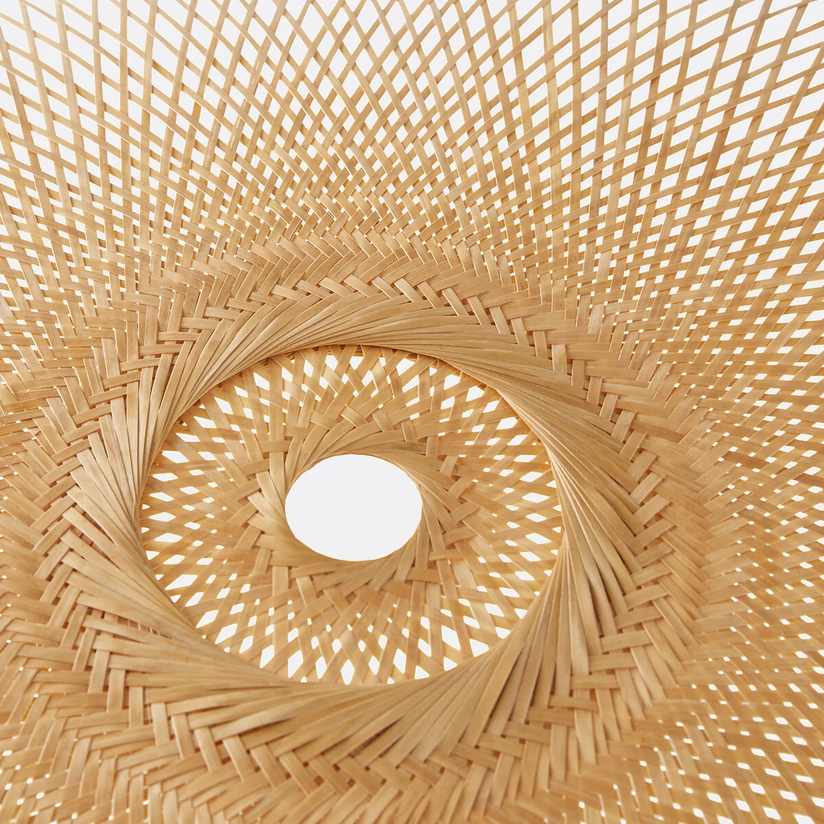 Ezia 130cm Diameter Openwork Bamboo Ceiling Light Shade – image 5