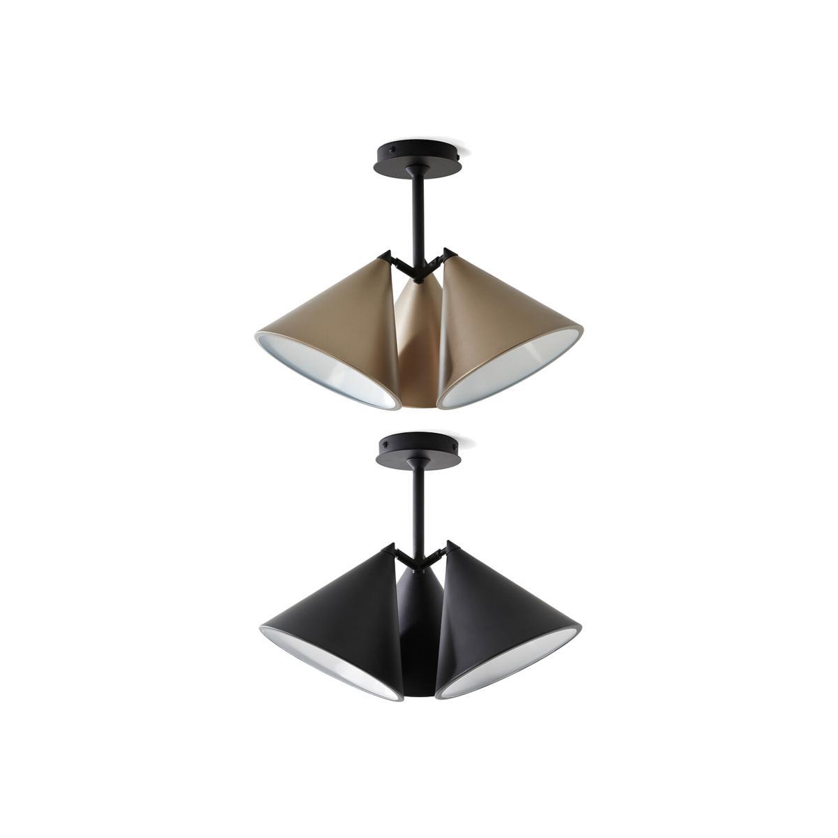 Moke 3 Cone Ceiling Light – image 1