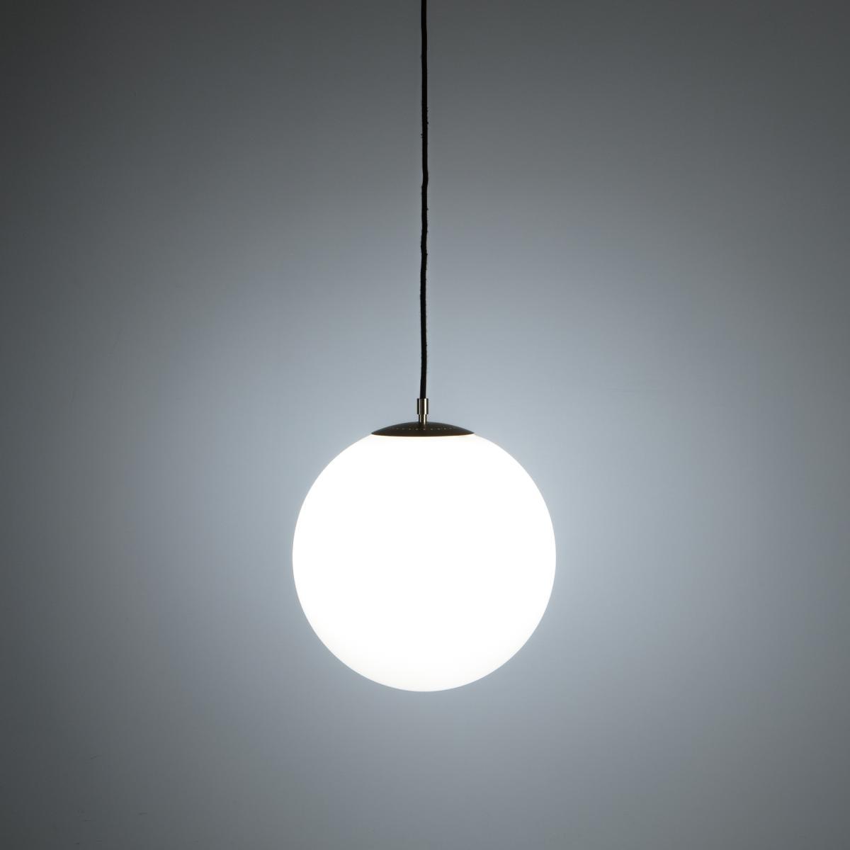 Moricio Pendant Ceiling Light in Opaline Glass & Brass Metal – image 3