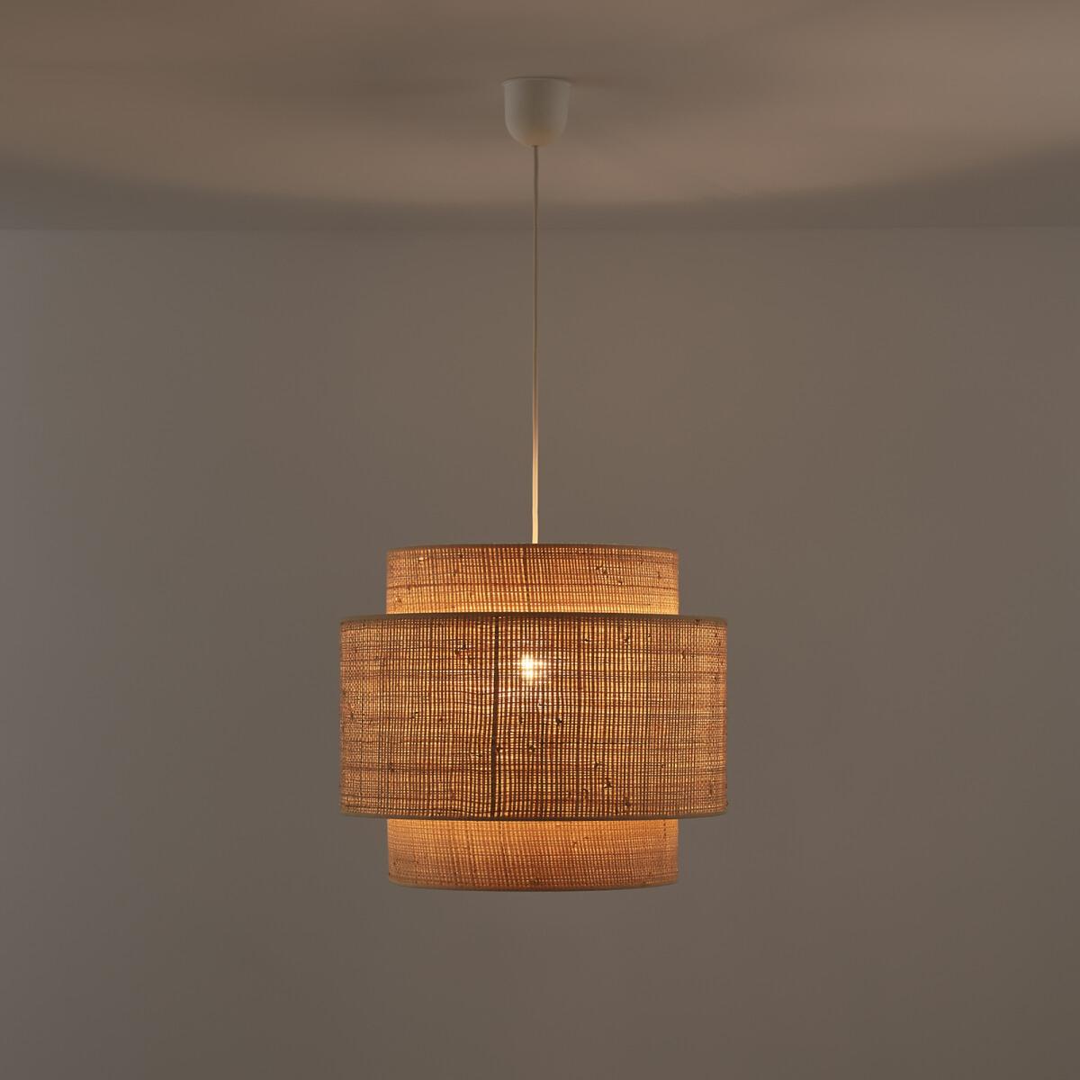 Dolkie 40cm Diameter Rattan Double Ceiling Light Shade – image 2