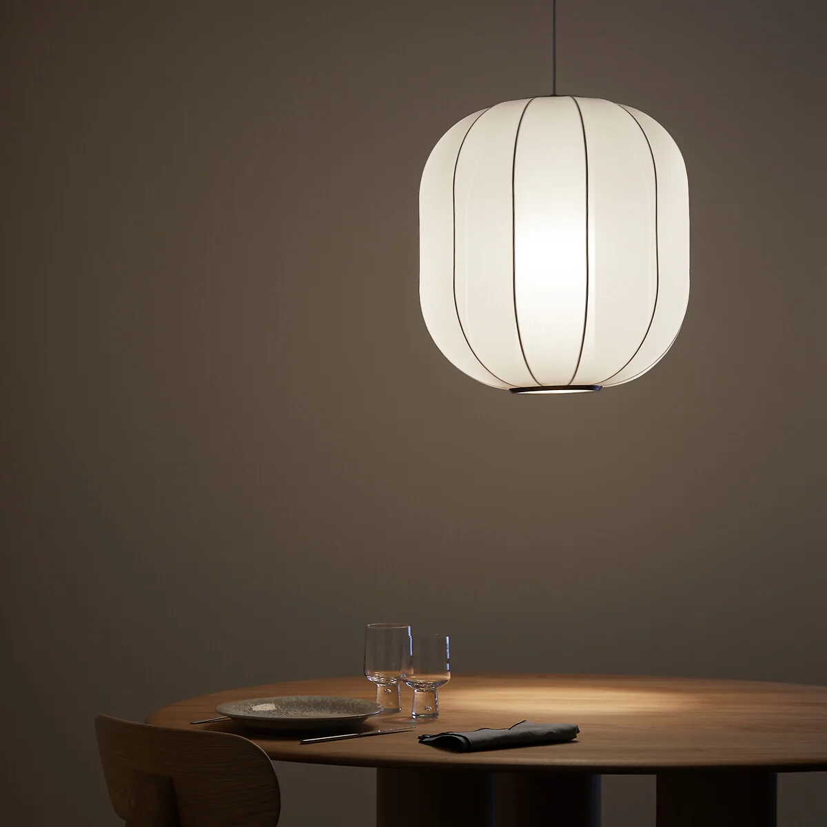 Satchi Round Mesh Lantern Ceiling Light – image 1