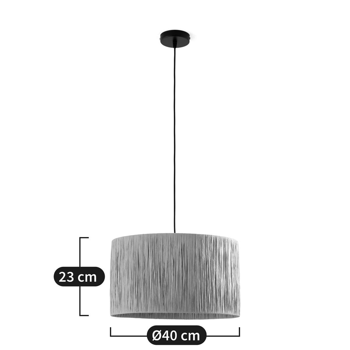 Rafita Raffia 40cm Diameter Ceiling Light Shade – image 7