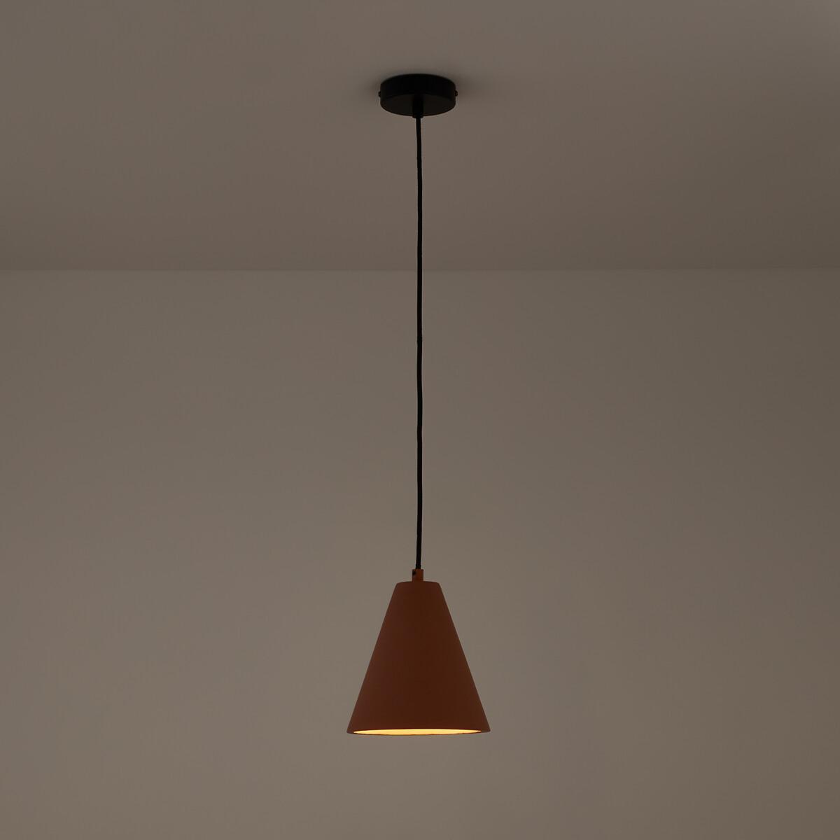 Arida 18cm Diameter Terracotta Concrete Ceiling Light – image 2