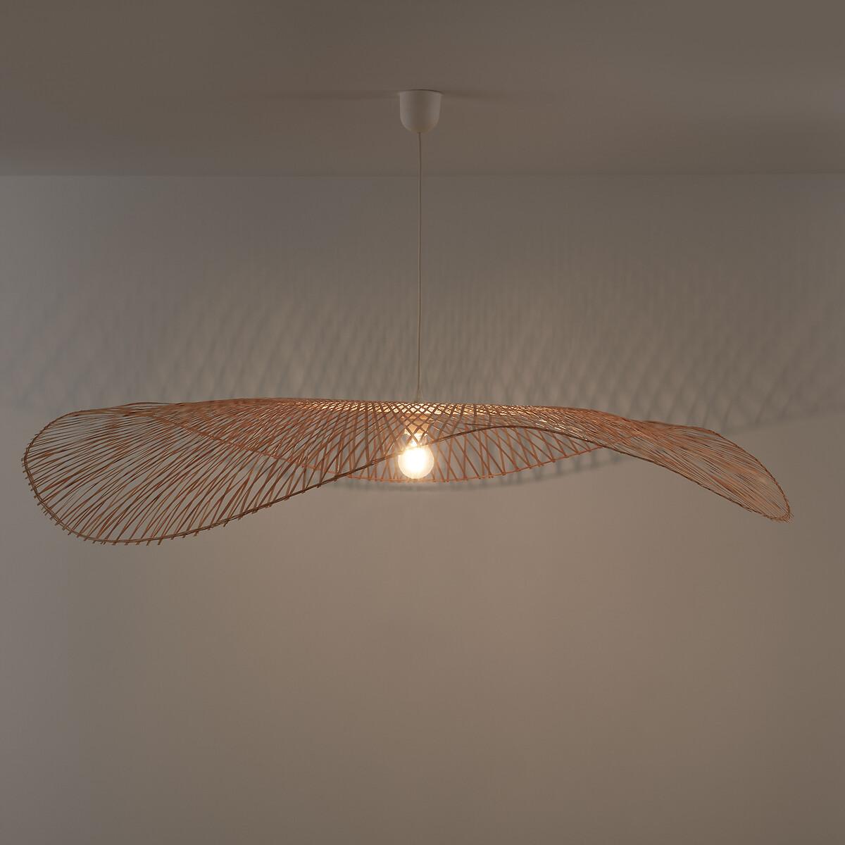 Ezia 130cm Diameter Openwork Bamboo Ceiling Light Shade – image 2
