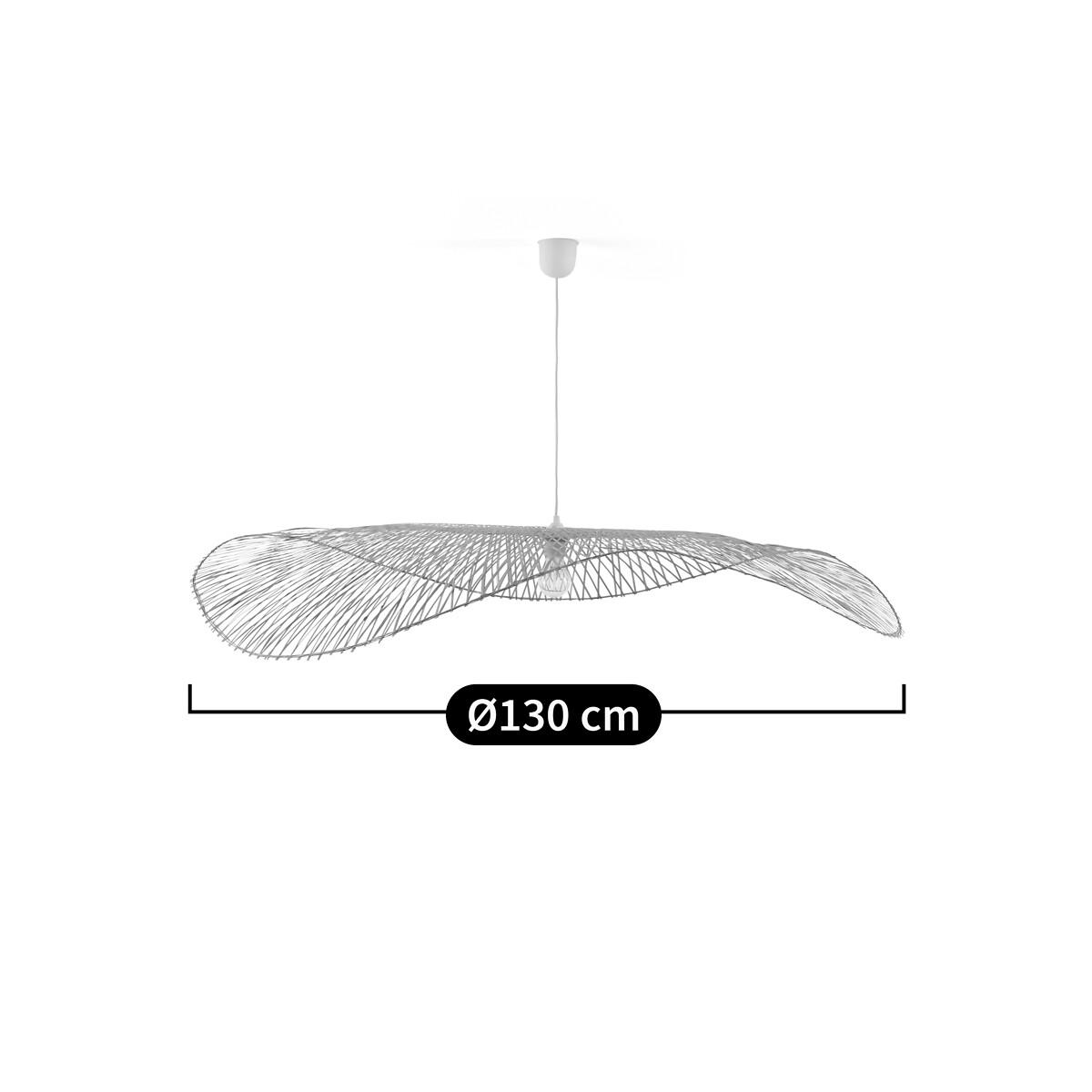 Ezia 130cm Diameter Openwork Bamboo Ceiling Light Shade – image 7