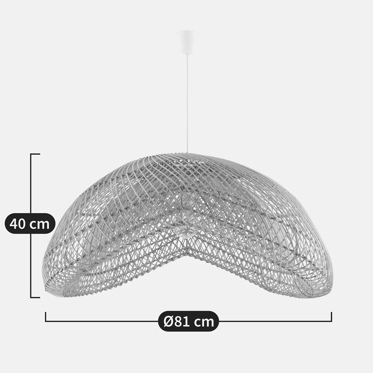 Kirana 81cm Diameter Rattan Ceiling Light – image 5