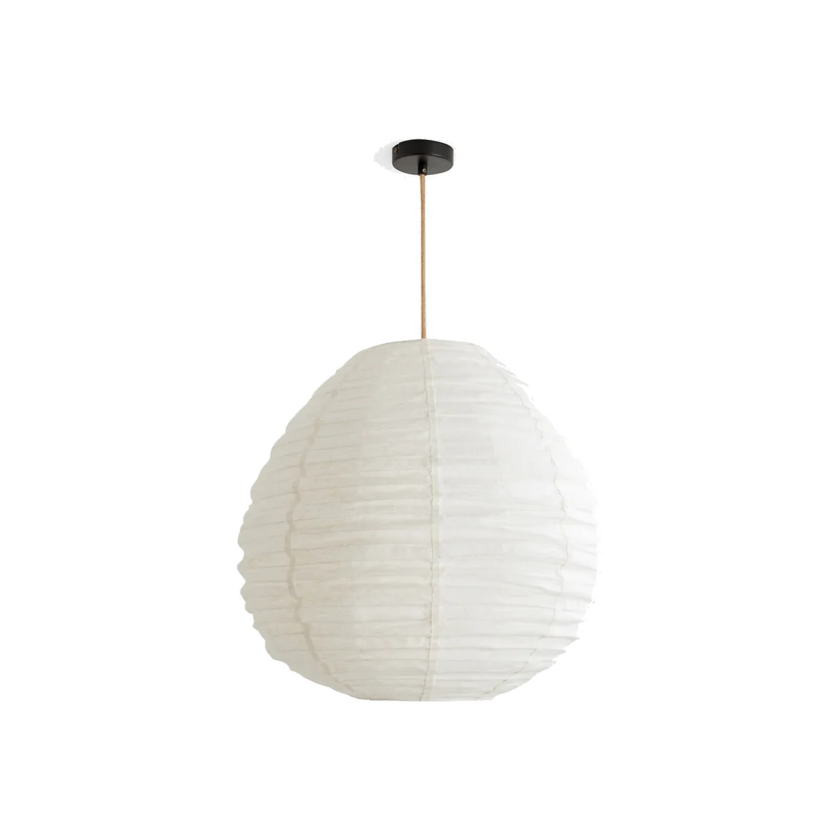 Robia 55cm Diameter Jute Canvas Globe Ceiling Light