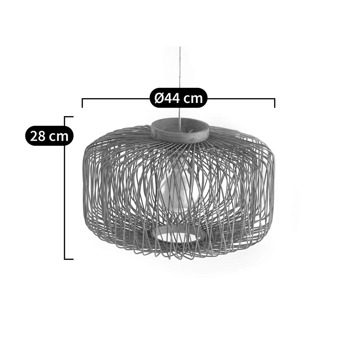 Yaku 44cm Diameter Bamboo Ceiling Light – image 6