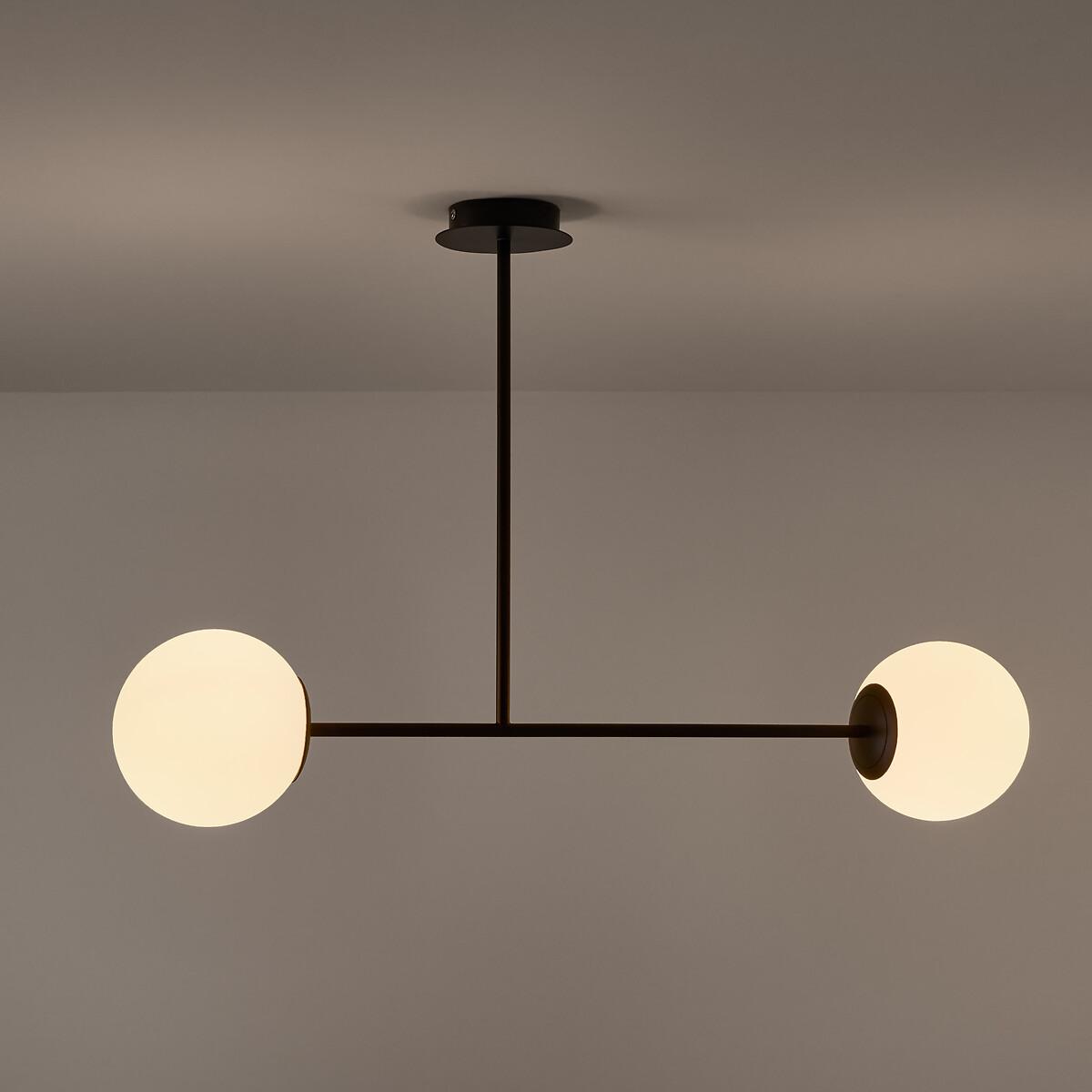 Atea Metal & Opaline Glass Ceiling Light – image 2