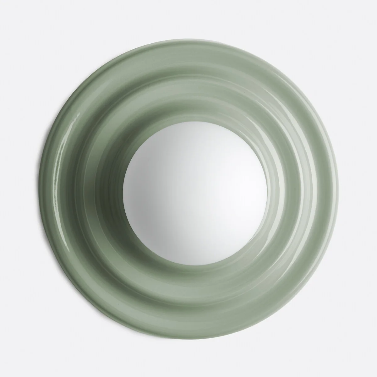 Holi Wall Or Ceiling Light in Ceramic and Opaline Glass, Diameter 24.5cm – image 7