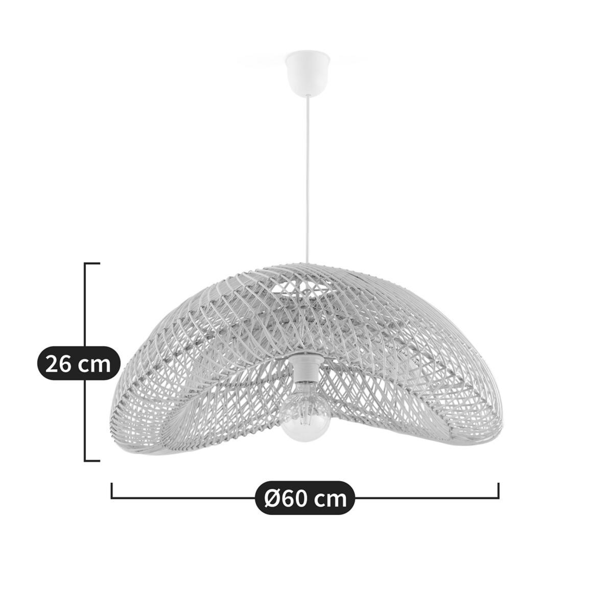 Kirana 60cm Diameter Rattan Ceiling Light – image 5