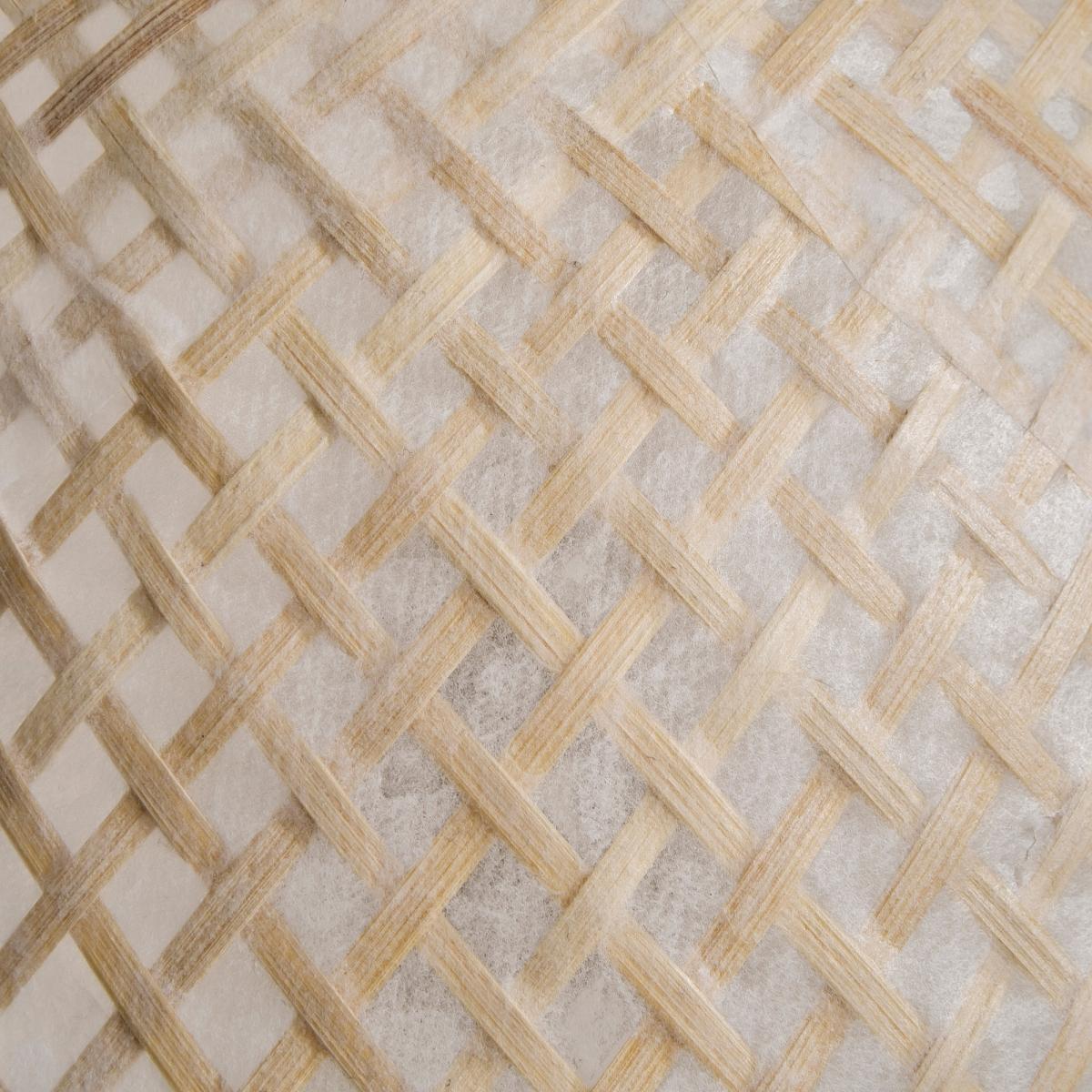 Titouan Bamboo & Rice Paper Pendant Ceiling Light, by E. Gallina – image 3