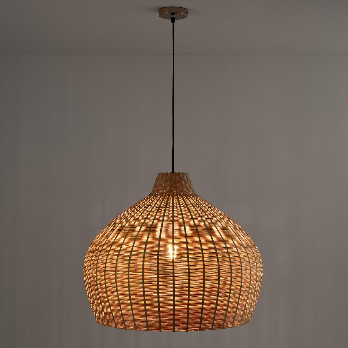 Vani 60cm Diameter Woven Bamboo Ceiling Light Shade – image 2