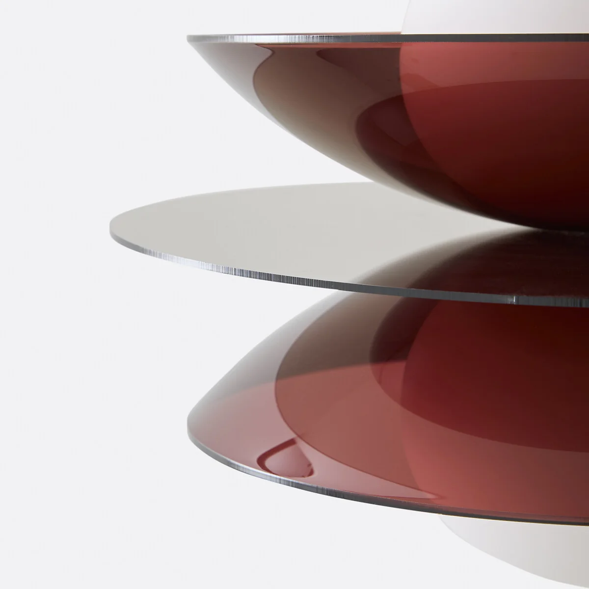 Okara Ceiling Light in Plexiglass and Opaline Glass – image 5