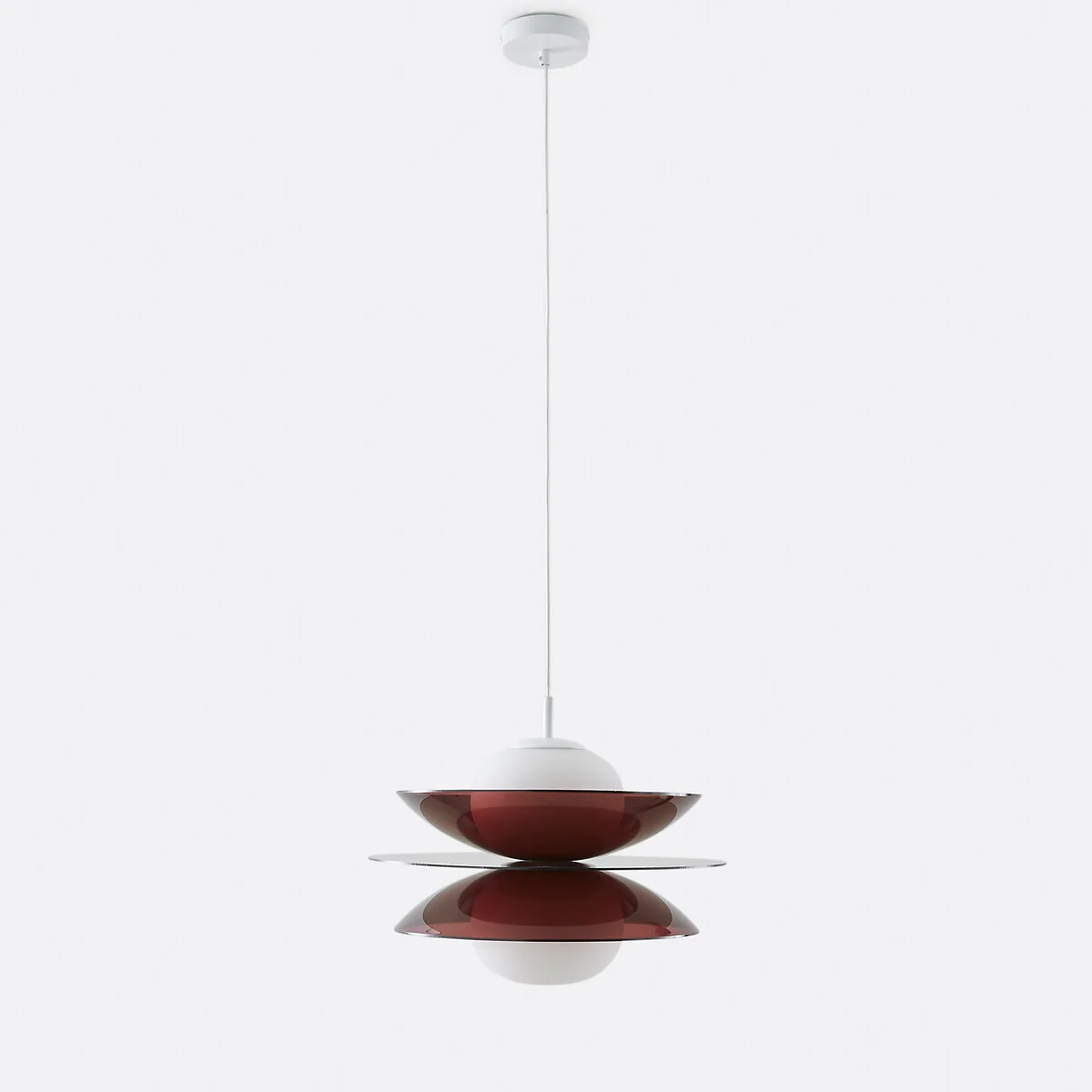 Okara Ceiling Light in Plexiglass and Opaline Glass – image 6