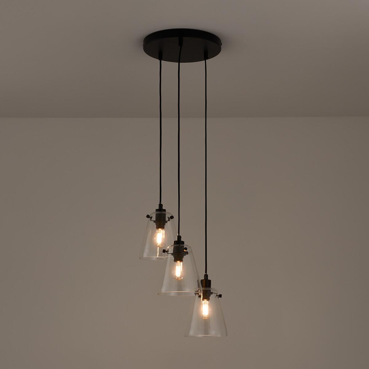 Kiyo Metal & Glass Cluster Ceiling Light – image 2