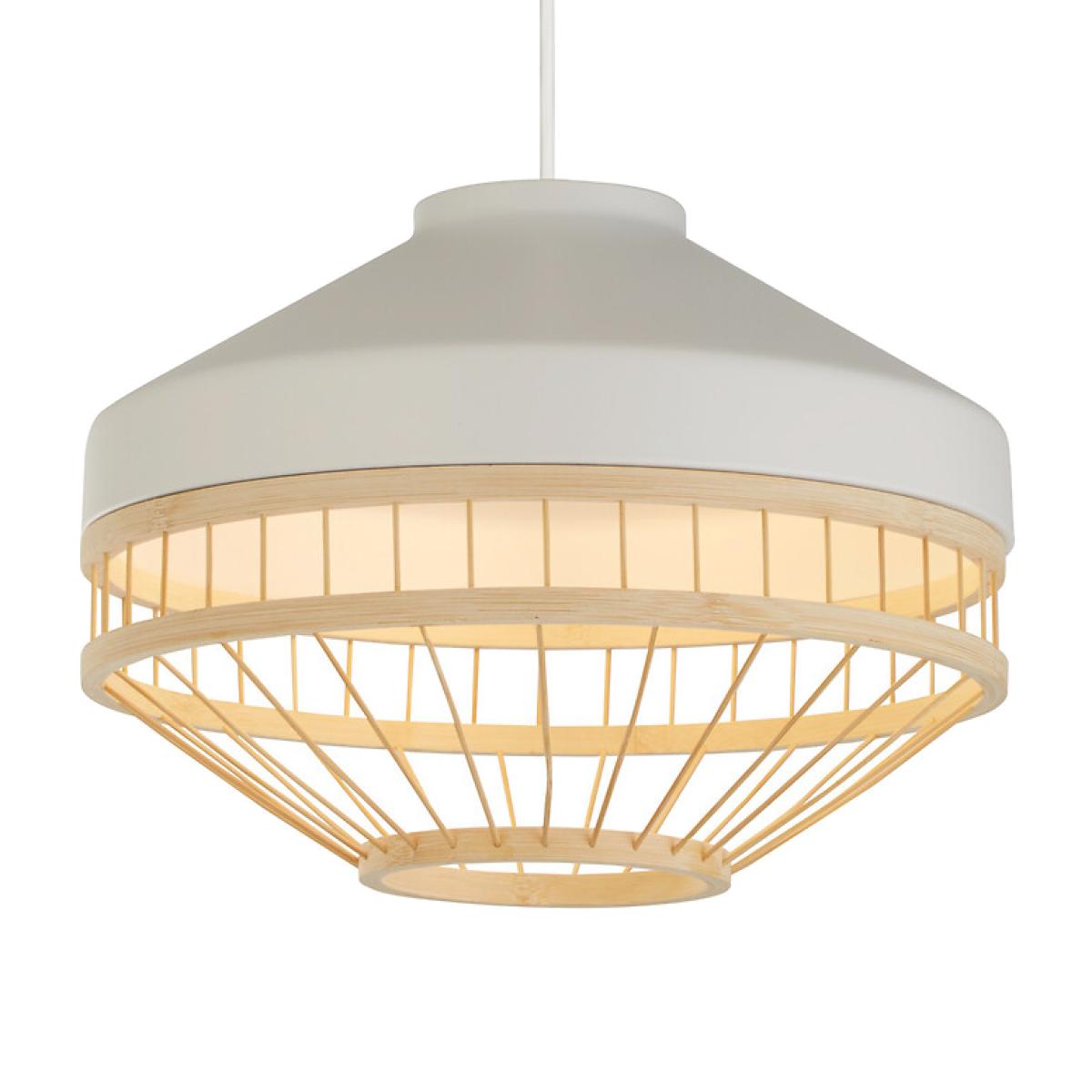 Bamboo Diner Pendant Ceiling Light Shade – image 1
