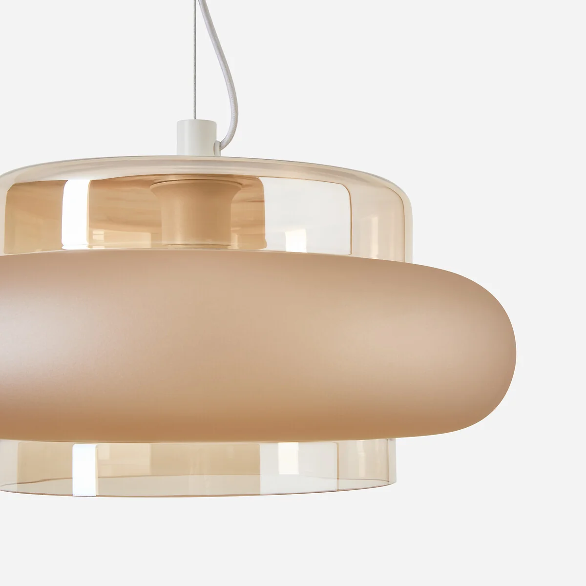 Triana 40cm Diameter Coloured Glass Ceiling Light – image 5