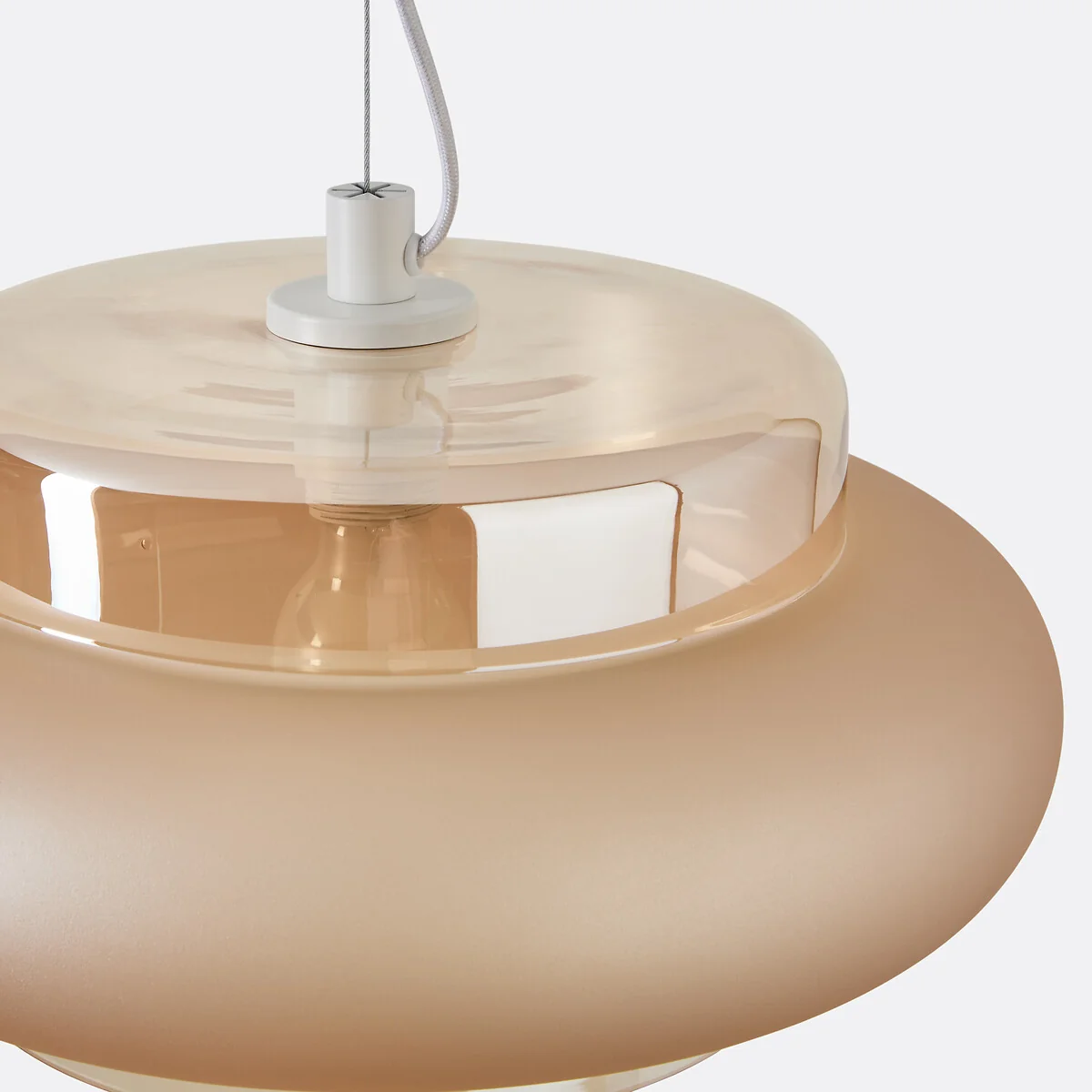 Triana 40cm Diameter Coloured Glass Ceiling Light – image 6