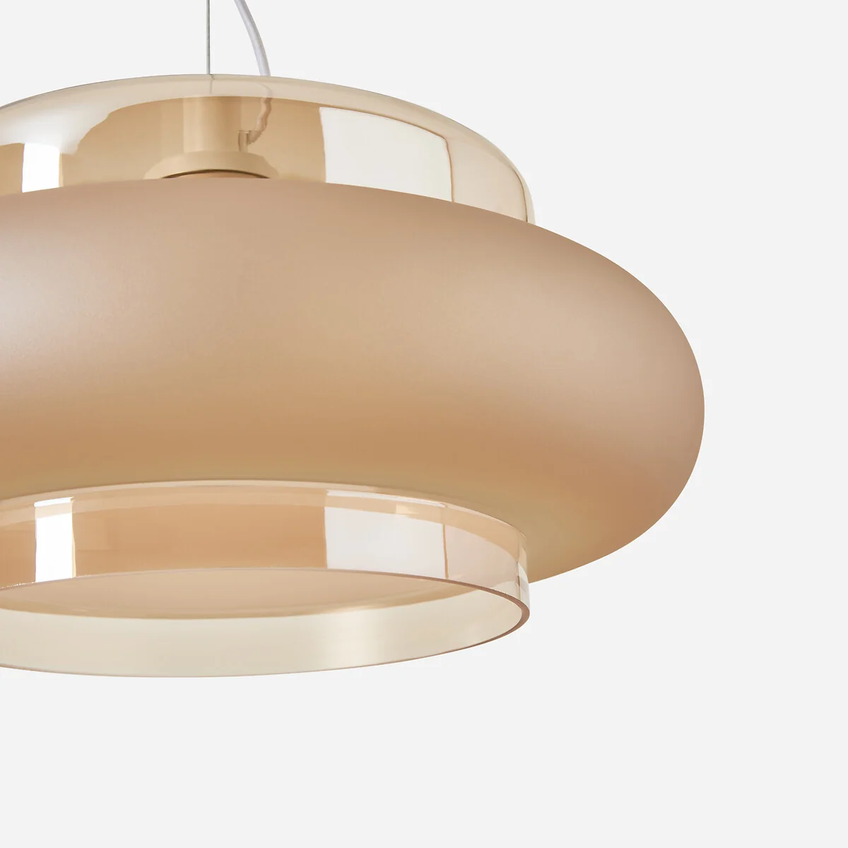 Triana 40cm Diameter Coloured Glass Ceiling Light – image 7