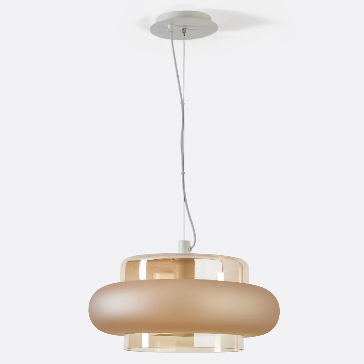 Triana 40cm Diameter Coloured Glass Ceiling Light – image 8