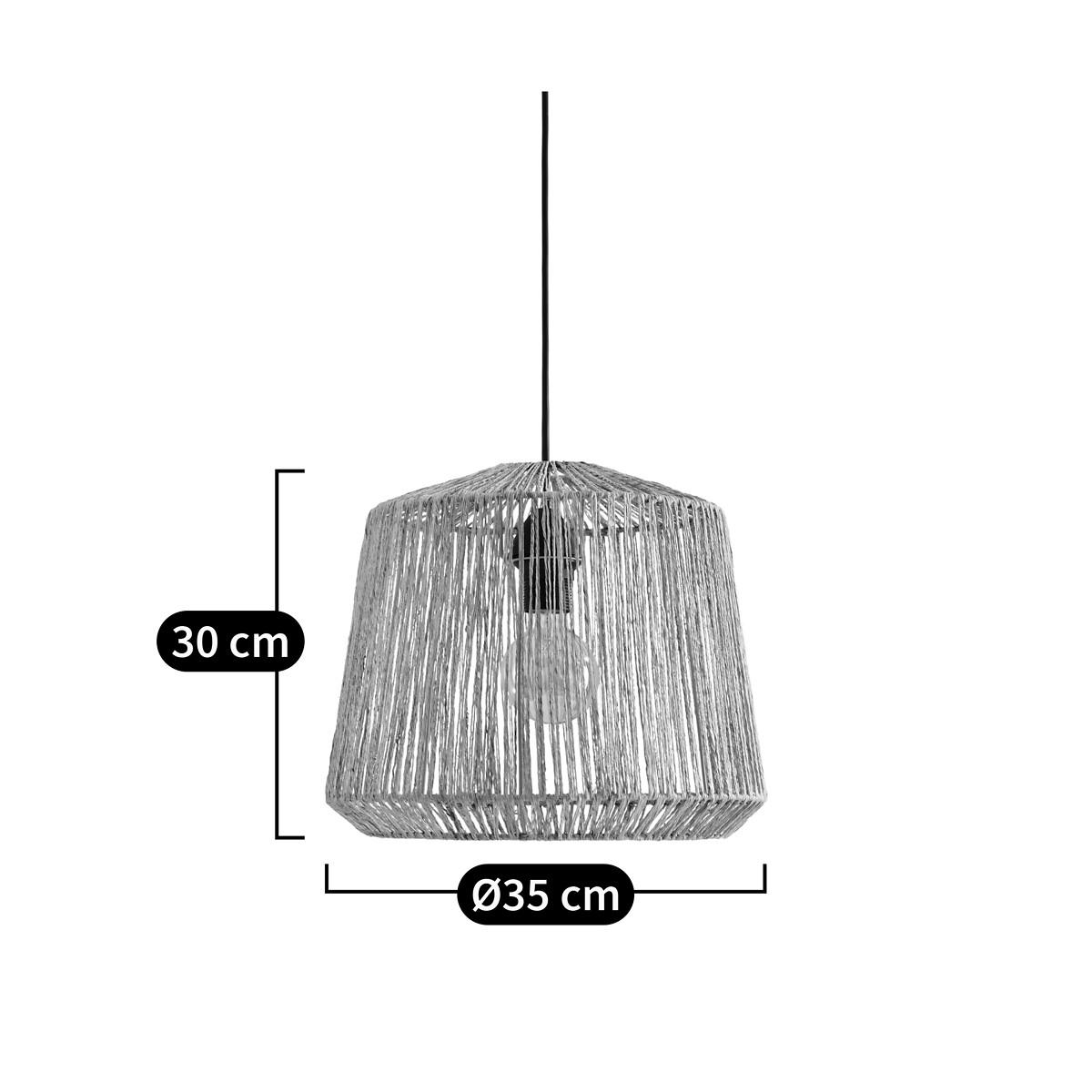 Yaku Hemp Pendant Light, Ø35cm – image 4