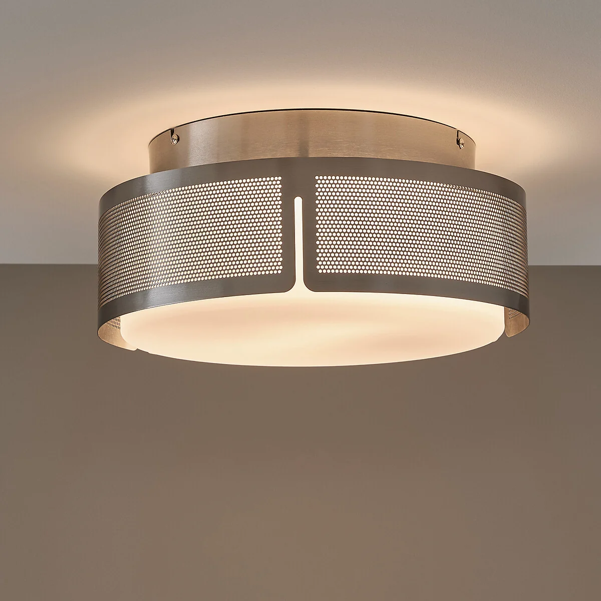 Darja Iron and Opaline Wall/Ceiling Light – image 2