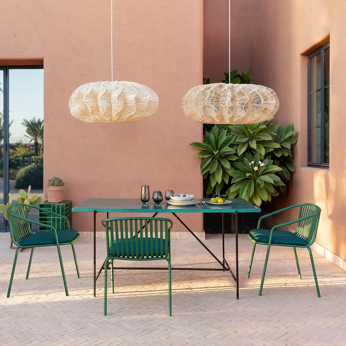 Awan Hanging Lamp in Woven Rattan – image 2