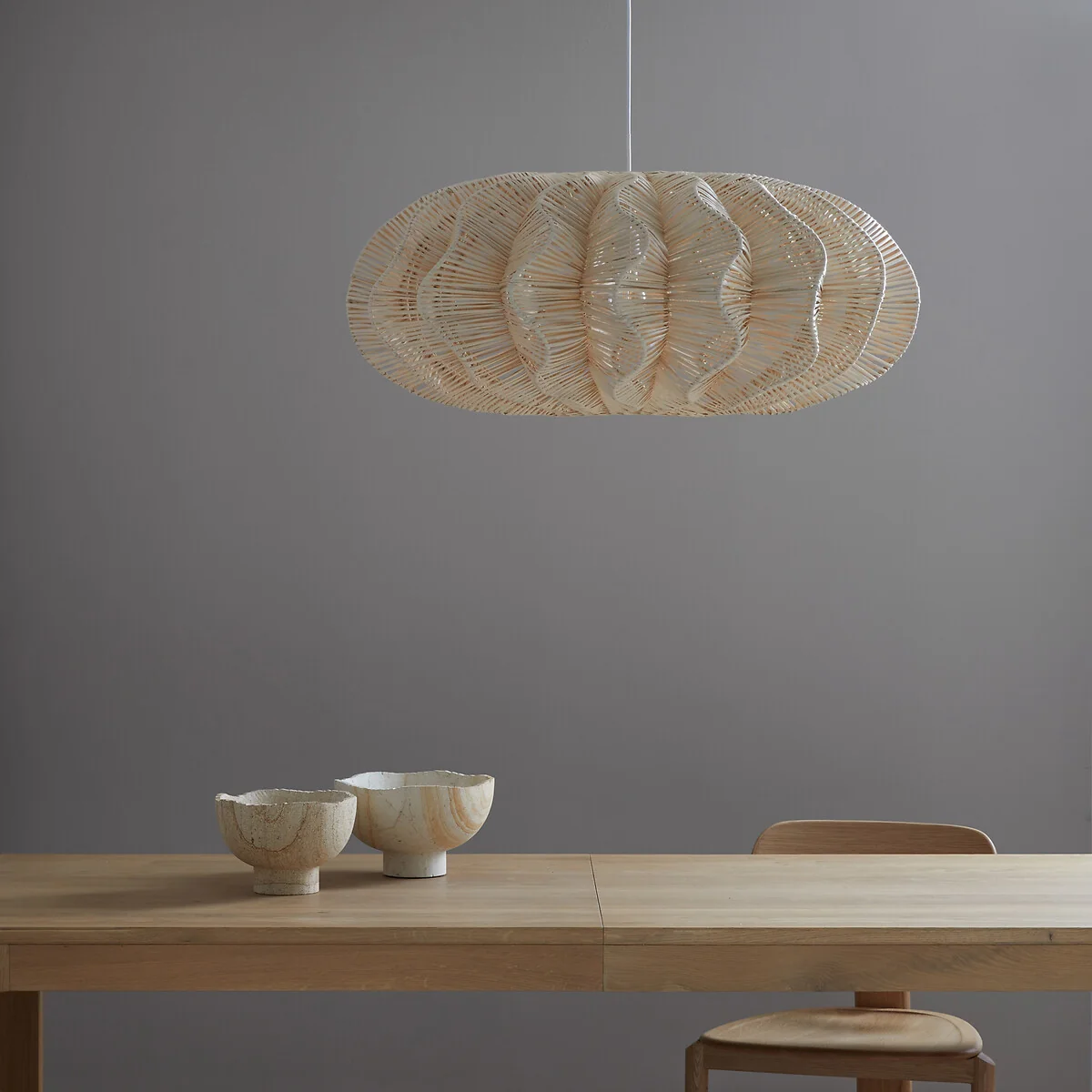 Awan Hanging Lamp in Woven Rattan – image 3