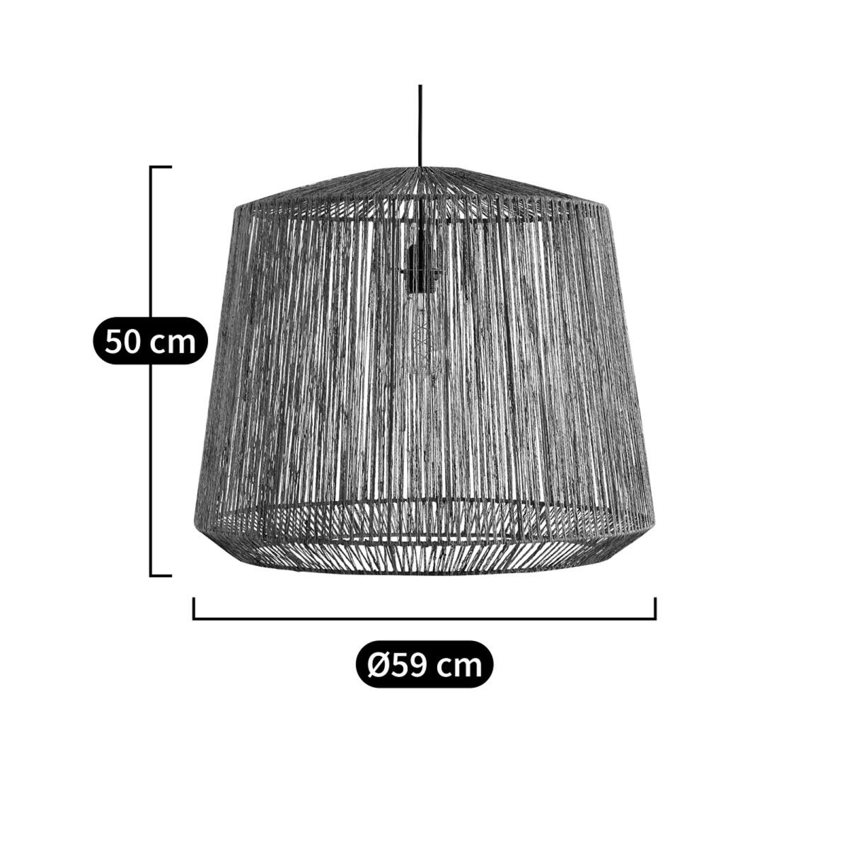 Yaku 59cm Diameter Hemp Ceiling Light – image 5