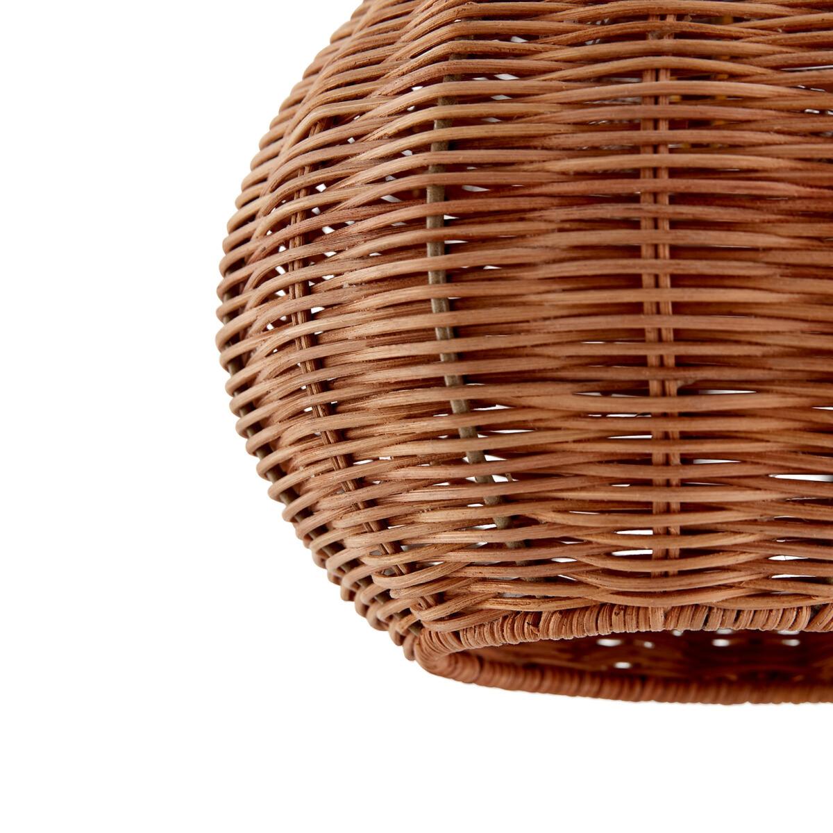 Isao 22cm Diameter Rattan Ceiling Light – image 4