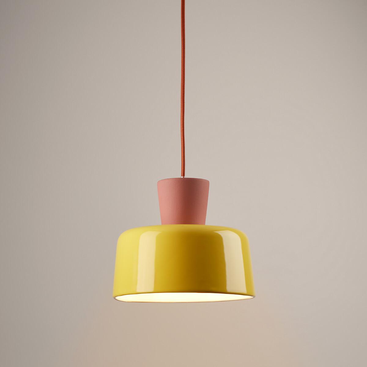 Coloured Ceramic Hanging Lamp Diameter 21cm Jimna – image 2