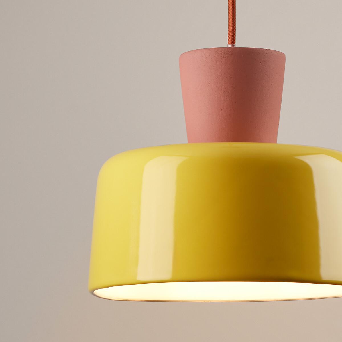 Coloured Ceramic Hanging Lamp Diameter 21cm Jimna – image 3