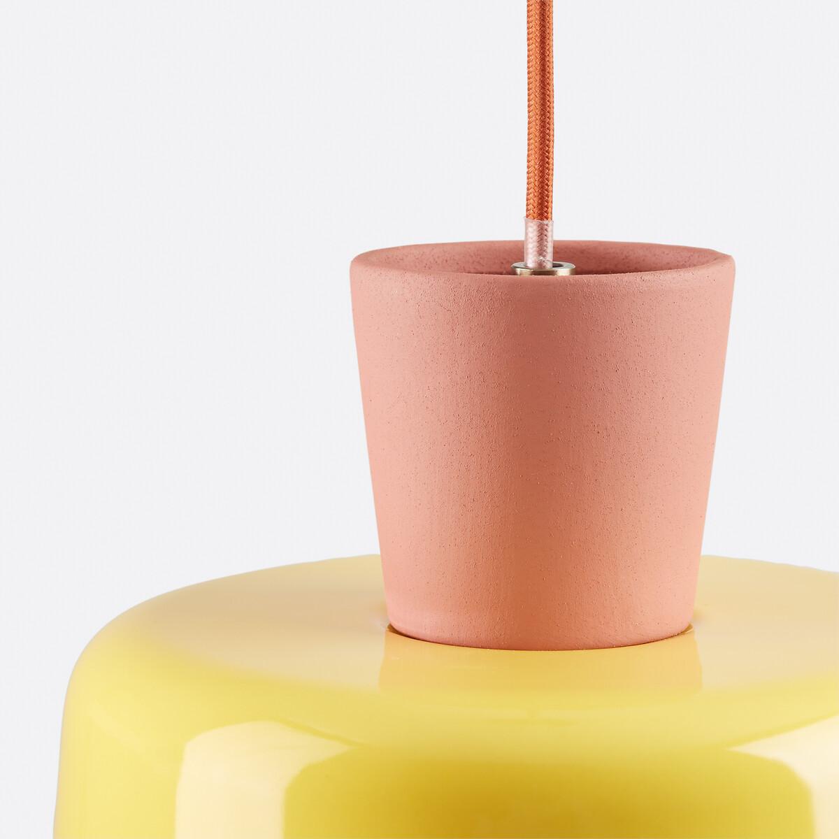 Coloured Ceramic Hanging Lamp Diameter 21cm Jimna – image 4