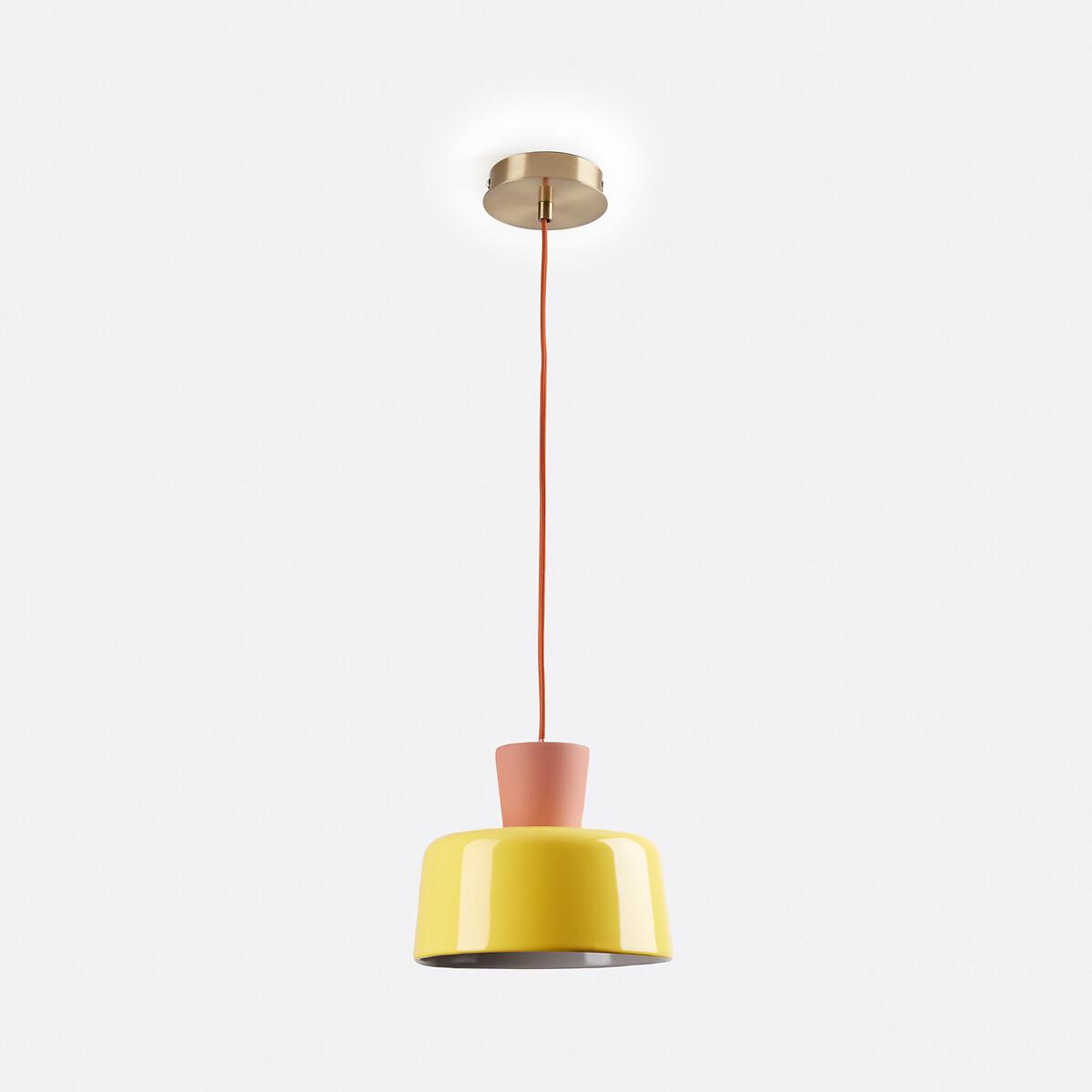 Coloured Ceramic Hanging Lamp Diameter 21cm Jimna – image 5