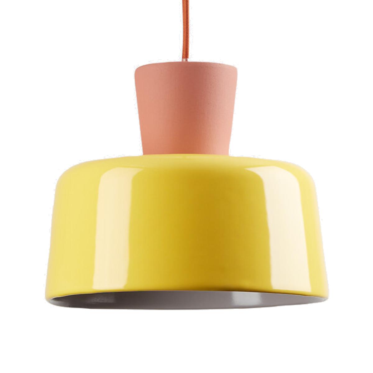 Coloured Ceramic Hanging Lamp Diameter 21cm Jimna – image 1