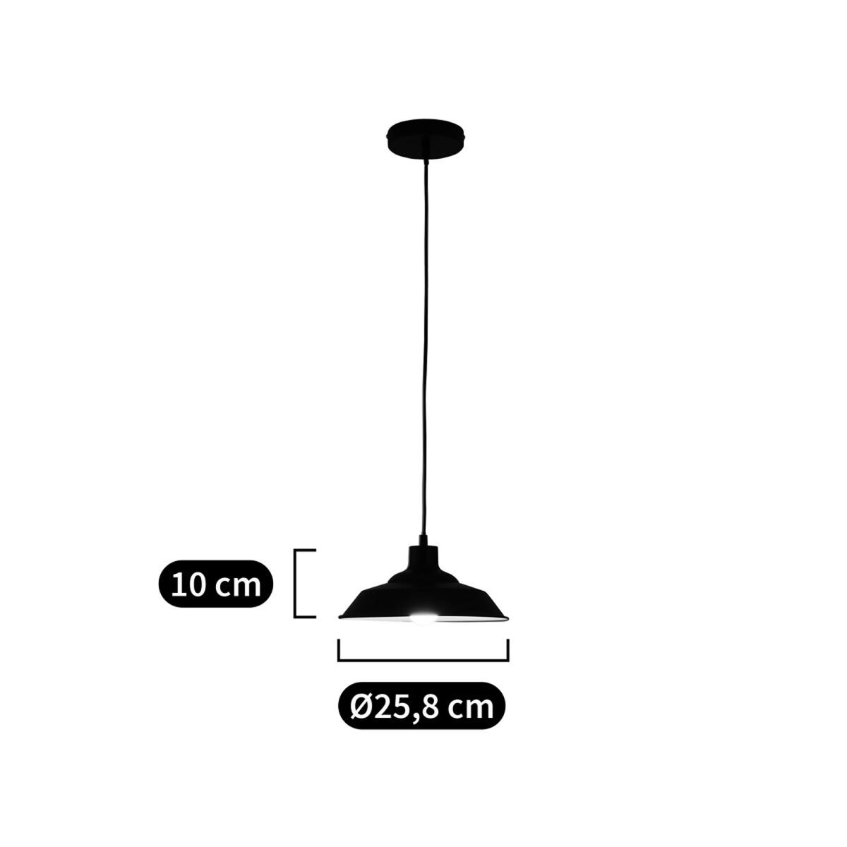 Yaven 25.8cm Diameter Metal Ceiling Light – image 5