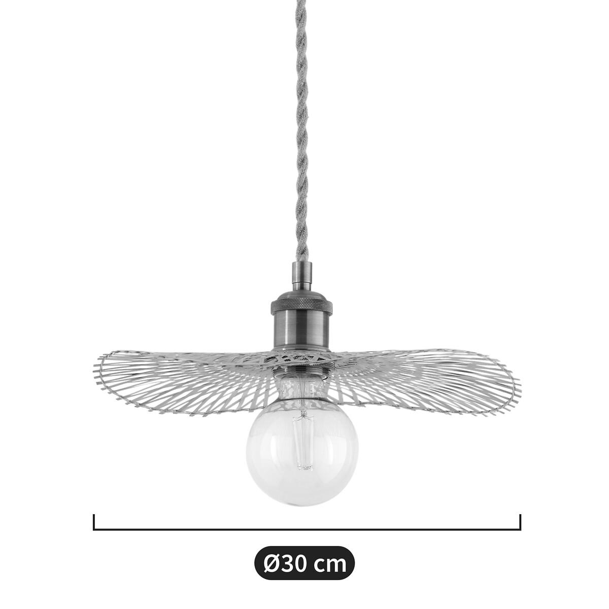 Ezia 30cm Diameter Lightweight Bamboo Ceiling Light – image 5